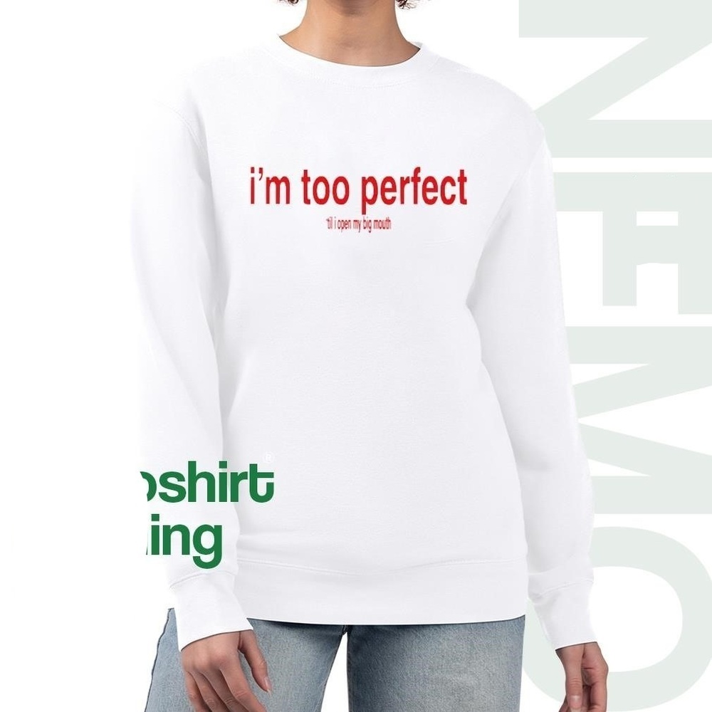 Lola Young I_m Too Perfect _til I Open Sweashirt